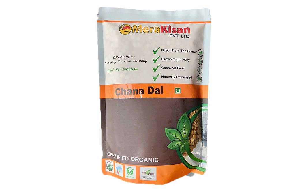 MeraKisan Organic Chana Dal    Pack  1 kilogram